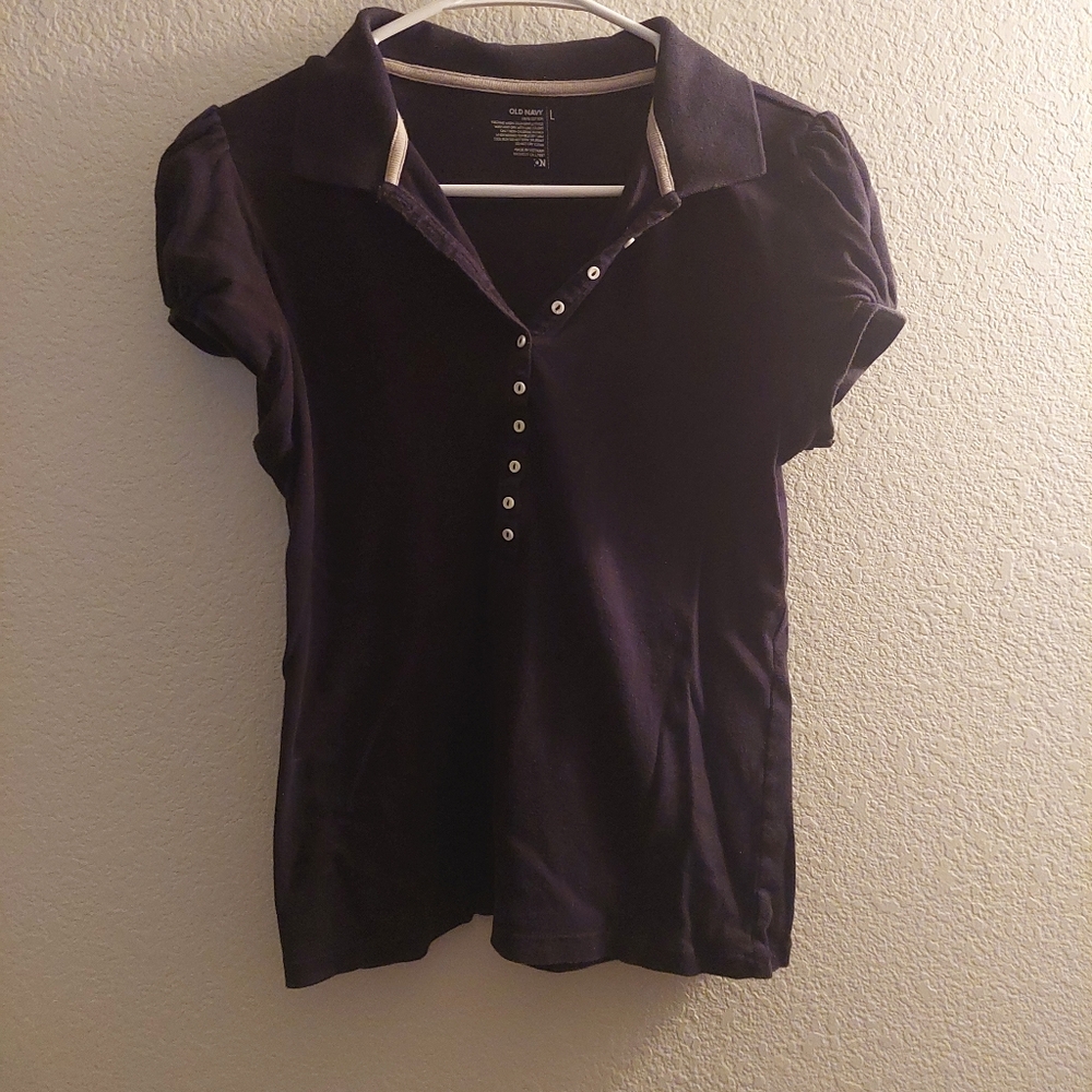 Old Navy Black T-shirt Lg